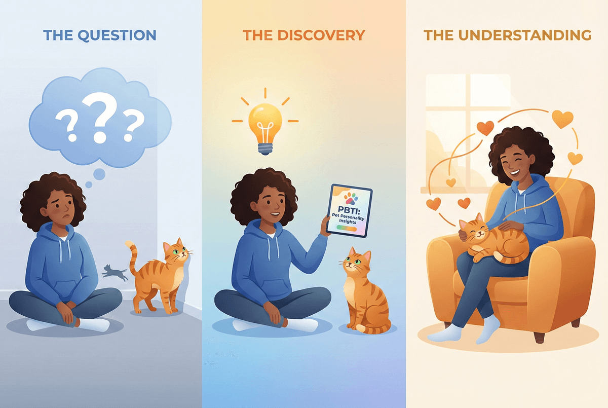 Pet owner journey from confusion to understanding